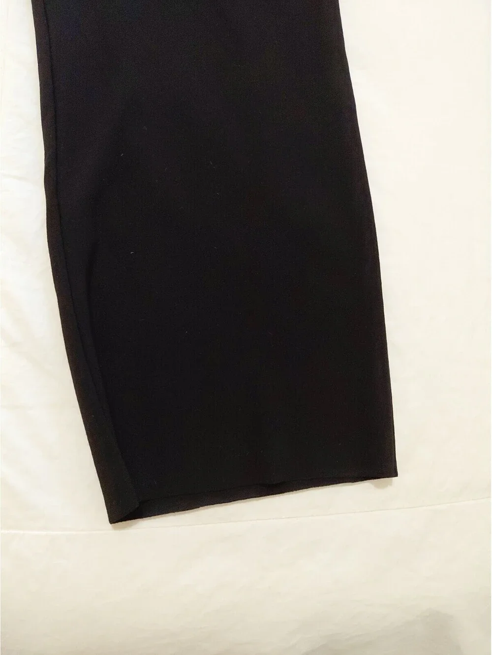 NORMA KAMALI Lifestyle wide leg jumpsuit Black L Excellent Condition #210